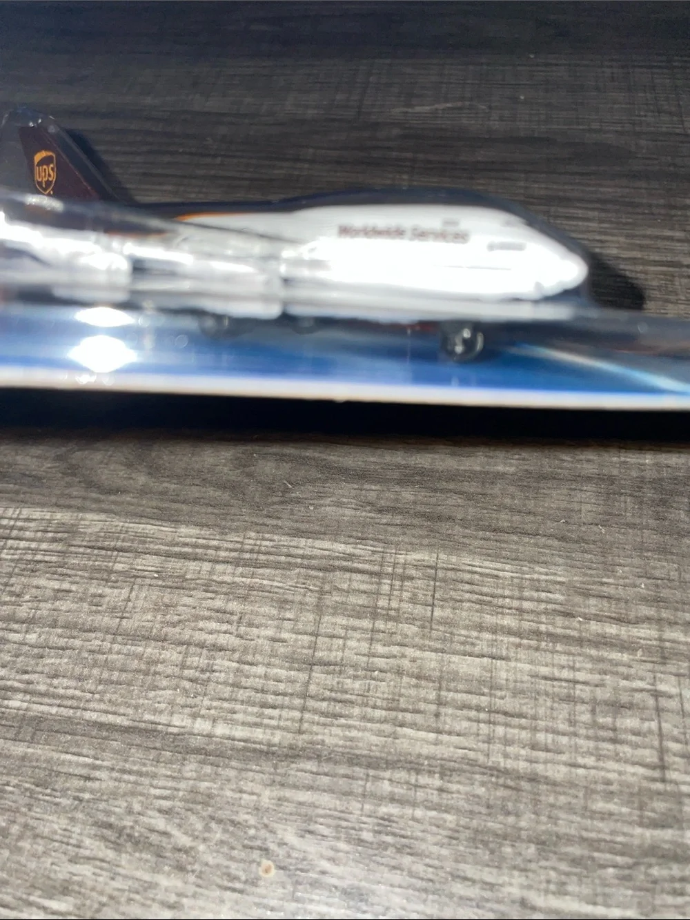 UPS 747 Matchbox Sky Busters Boeing 747-400 Toy Plane - White, Brown